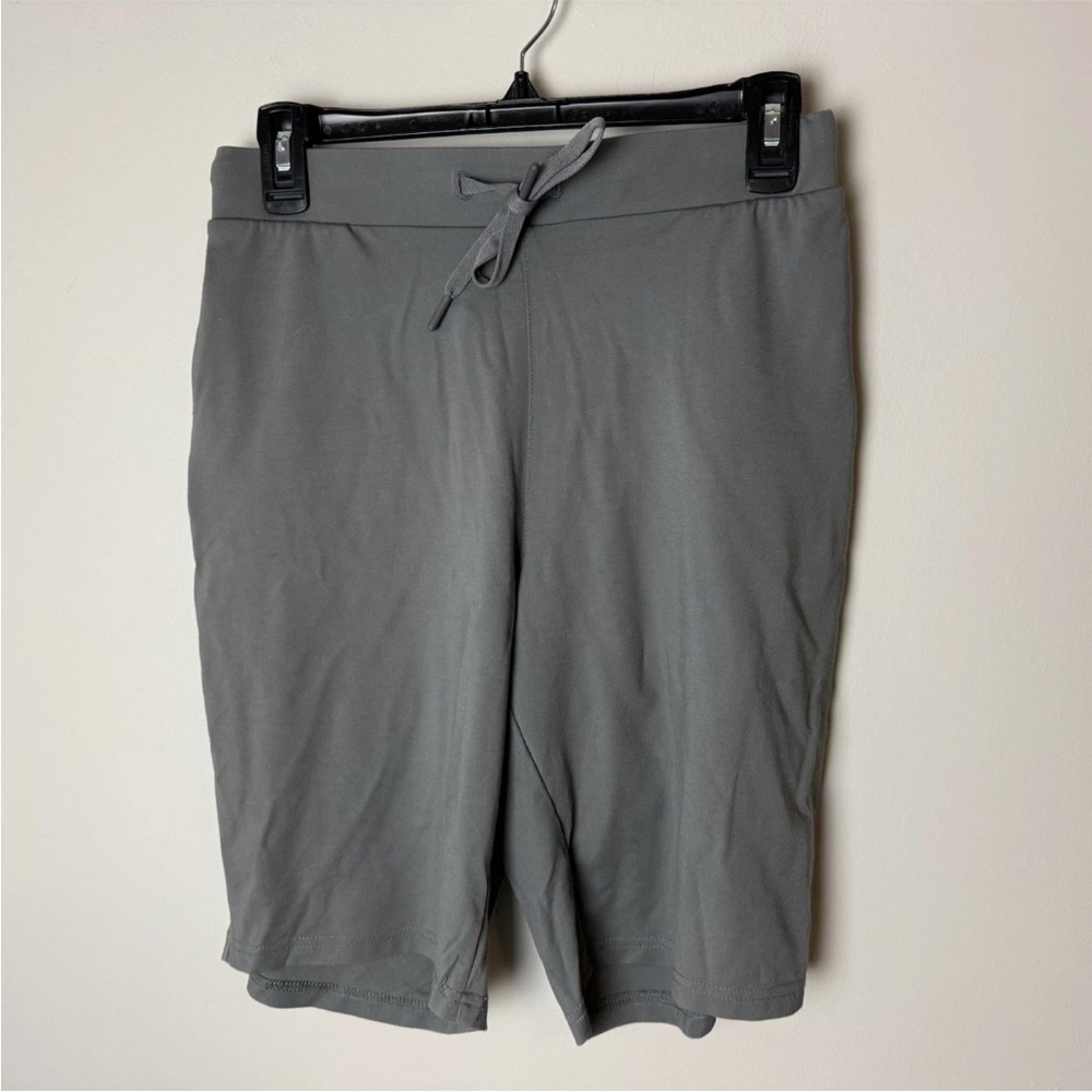 Baleaf Womens Shorts Bermada Size Medium Gray Drawstring Pockets Cycling Hiking - Picture 2 of 6